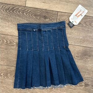 Regeneration NWT Star Skirt Denim Pleated XS